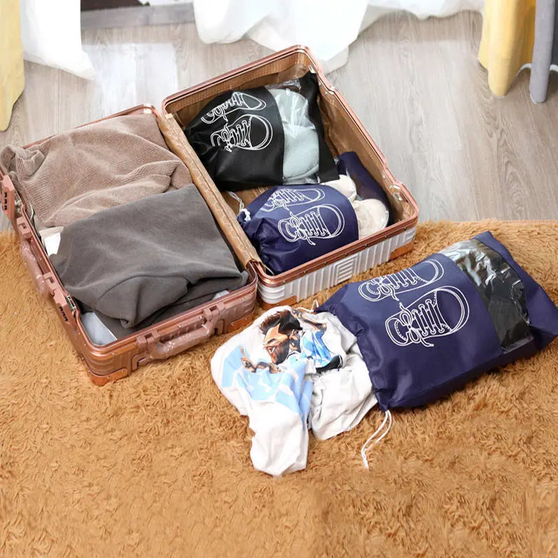 5PCS Waterproof Shoe Storage Bag Set Large Capacity Travel Organizer Pouch