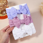 3PCS Cable Knit Elastic Baby Girl Headbands Set