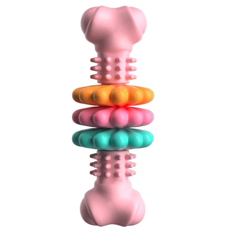 Dog Teething Chew Stick Toy for Interactive Dental Training Play