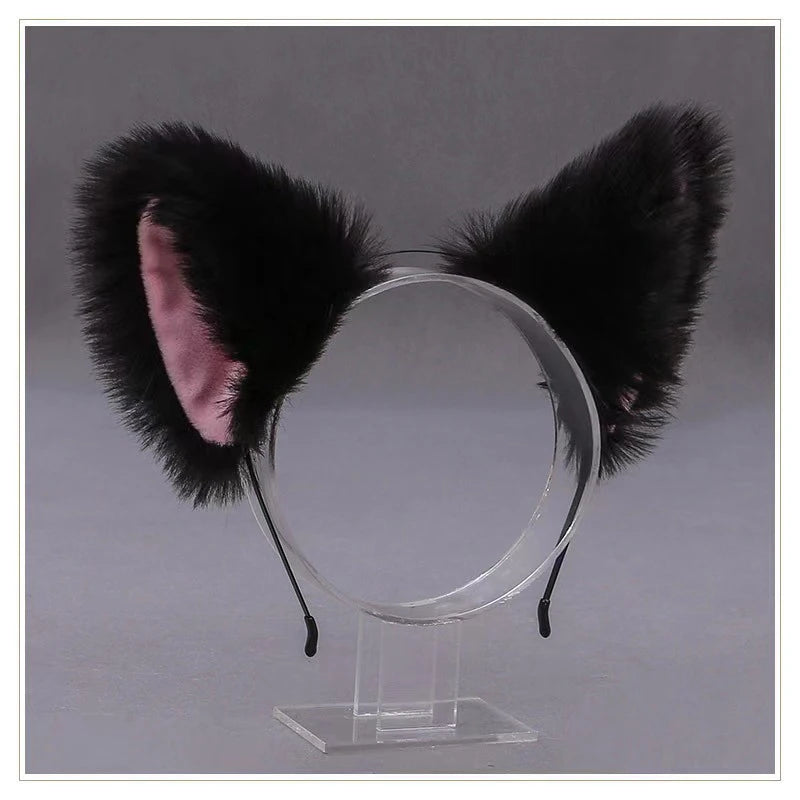 Lolita Cat & Fox Ear Cosplay Headband for Women & Girls