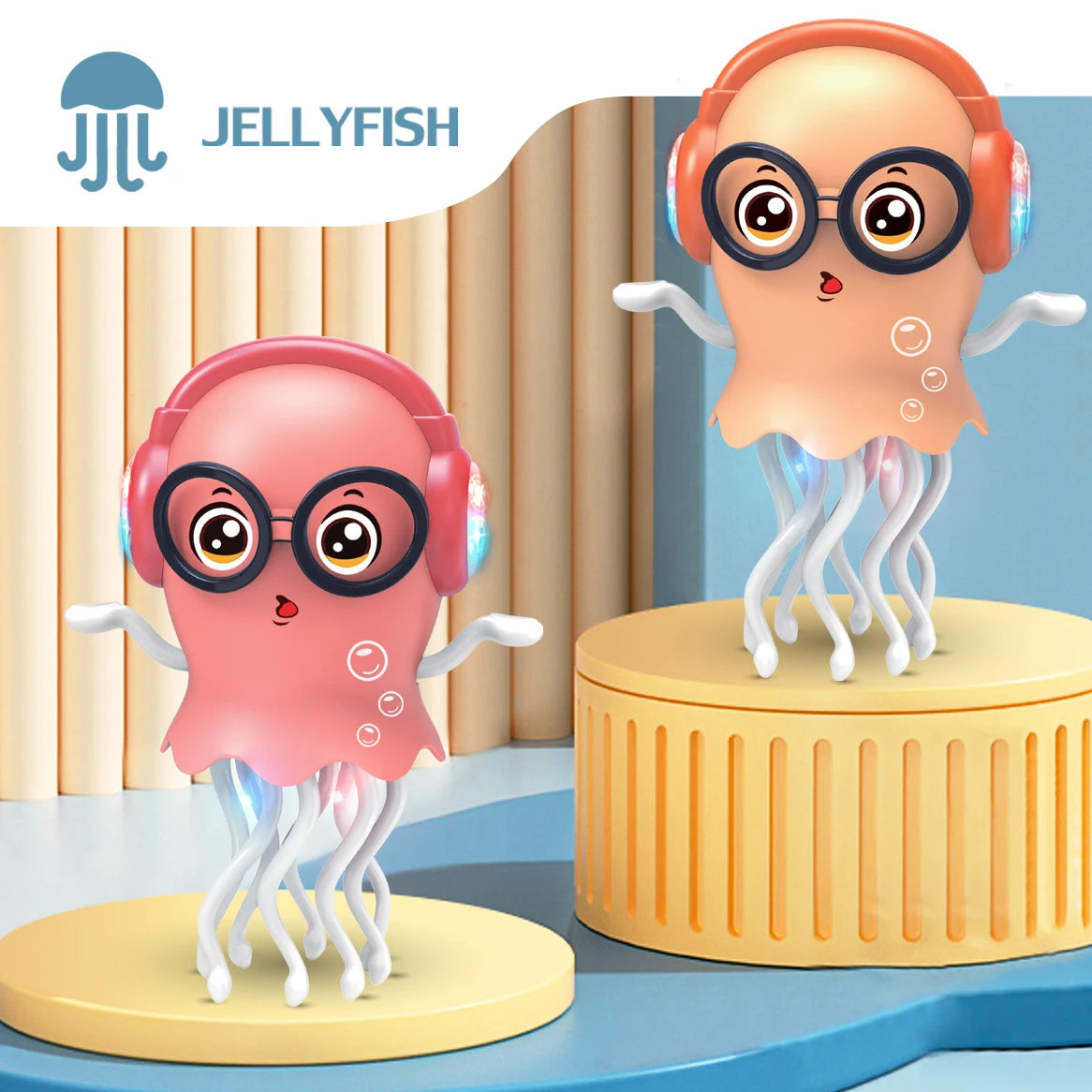 Interactive Dancing Octopus Toy with Music & LED Lights