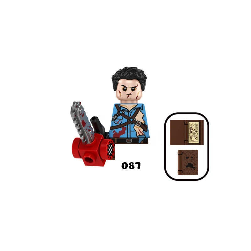Horror Movie Serie Ash Sally Eerrifier Mini Action Figures Model Building Blocks Thrilling Ghosts Souls Doll Bricks Kit Toy Gift