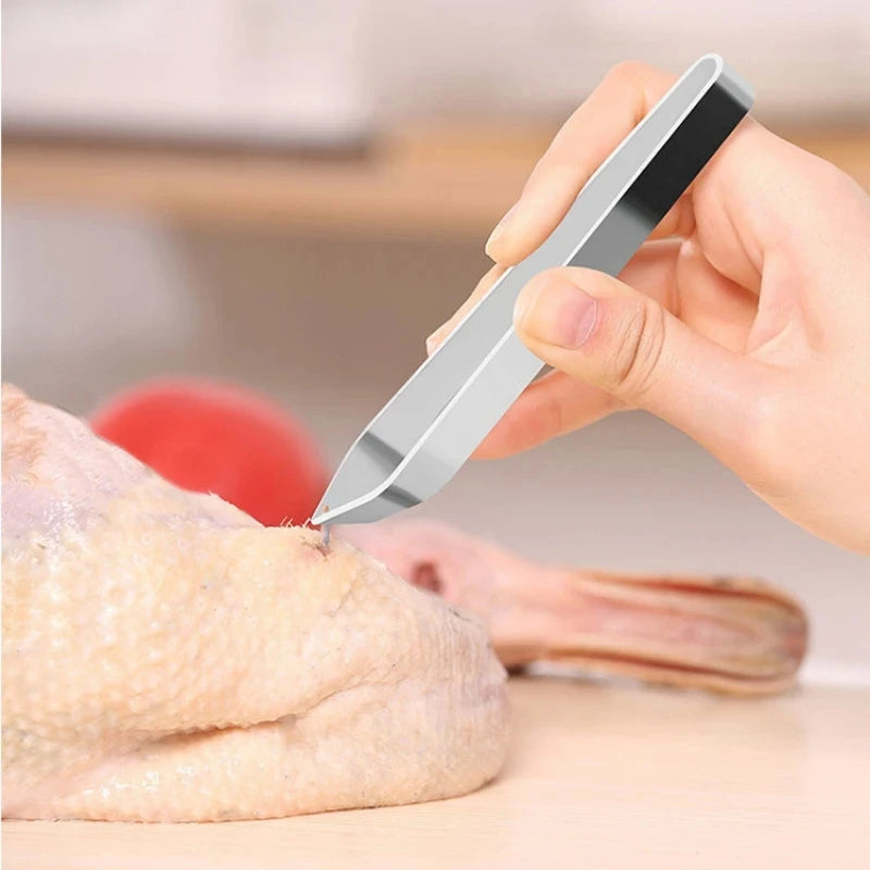430 Stainless Steel Fish Bone Tweezers – Precision Fish Bone Remover Tool