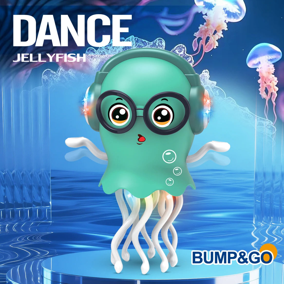 Interactive Dancing Octopus Toy with Music & LED Lights