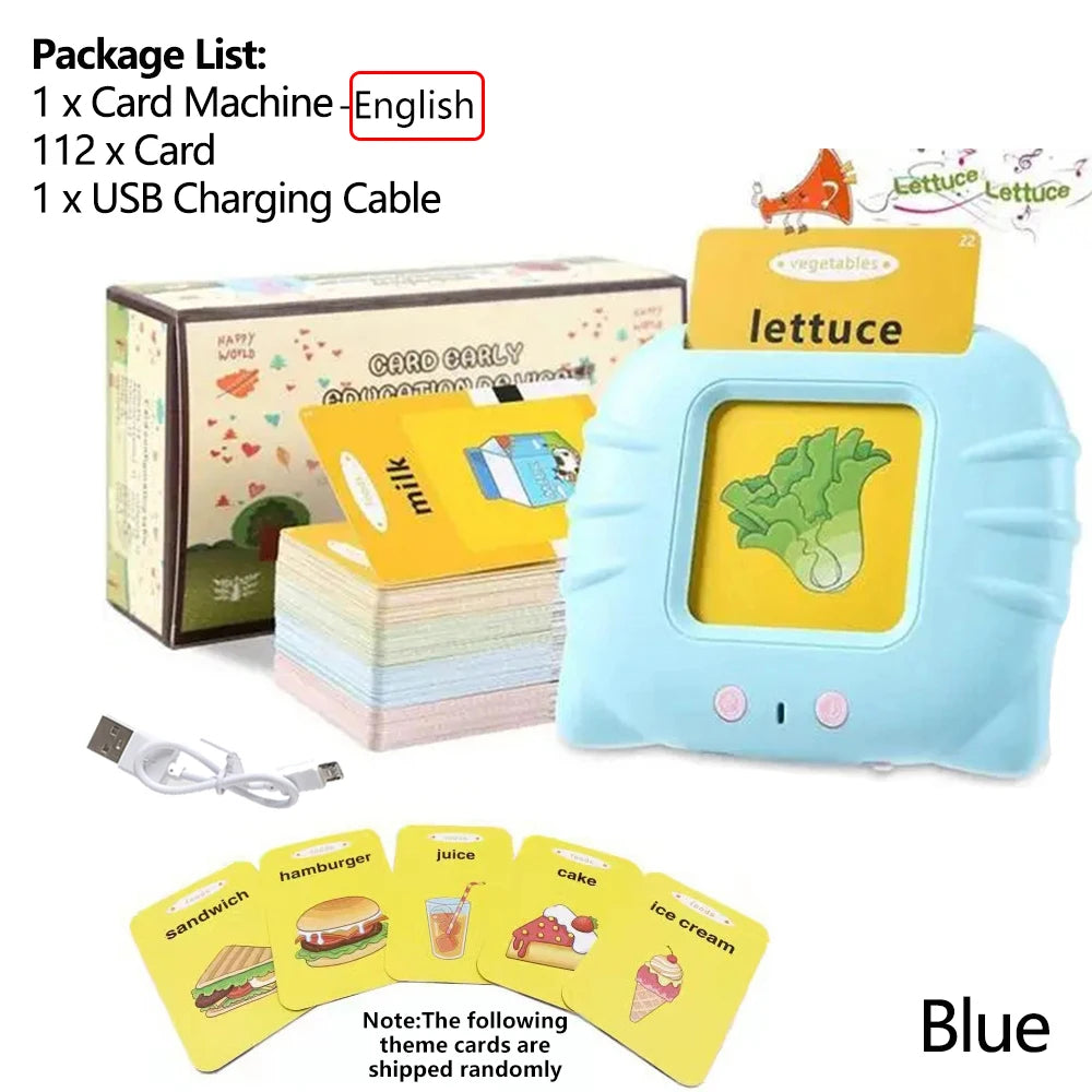 Talking Flash Cards Early Learning Educational Toy for Preschool Kids