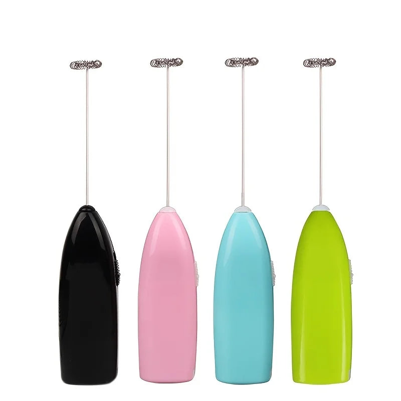 Handheld Electric Milk Frother – Mini Battery Powered Coffee & Egg Beater