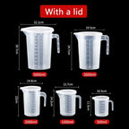 Food Grade Plastic Measuring Cup with Scale – Graduated Kitchen Measuring Jug