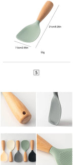 Food Grade Silicone Rice Spoon – Heat Resistant Non-Stick Cooking Utensil