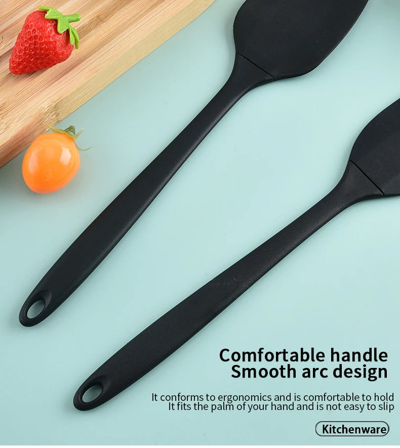 6-Piece Silicone Kitchenware Set with Spatulas and Oil Brush Kit
