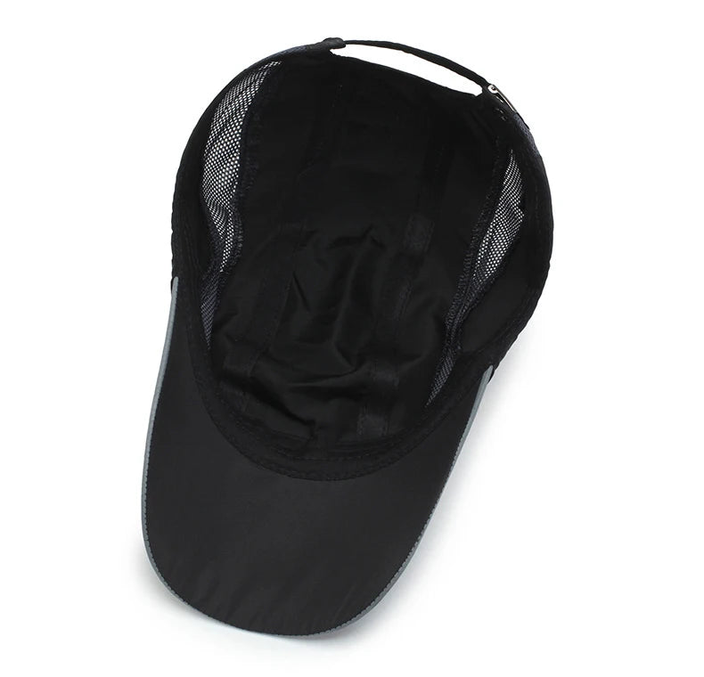 Quick Dry Breathable Mesh Baseball Cap for Summer Outdoor Sports