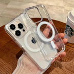 Magnetic Original Clear Case For iPhone 18 17 16 15 14 Plus13 12 Mini 11 Pro Max Funda For Magsafe Silicone Transparent Cover