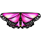 Kids Butterfly Wings Cape Girls Fairy Shawl Pixie Cloak Fancy Colorful Dress Costume Gift  Party & Holiday DIY Decorations
