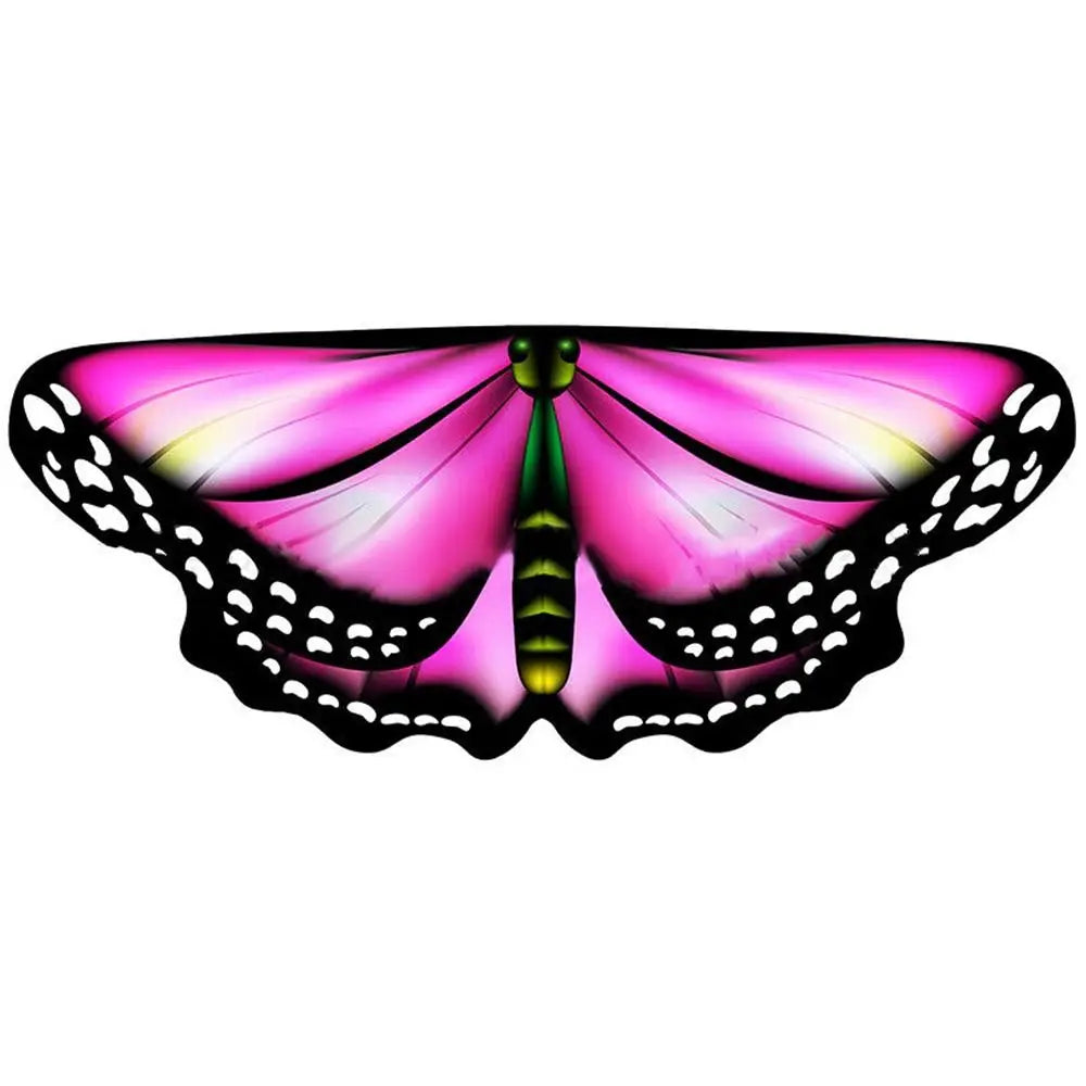 Kids Butterfly Wings Cape Girls Fairy Shawl Pixie Cloak Fancy Colorful Dress Costume Gift  Party & Holiday DIY Decorations