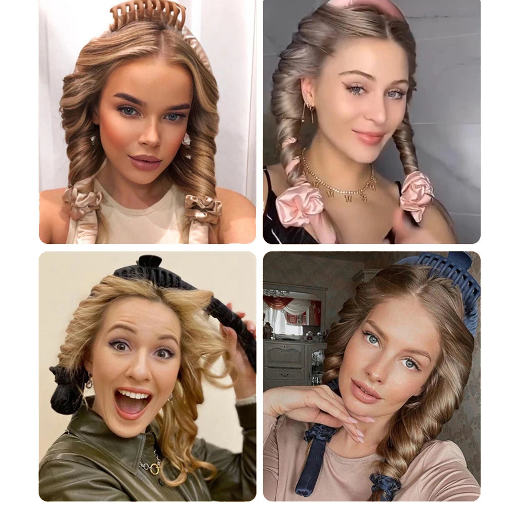 Heatless Curling Rod Headband for Overnight Curls