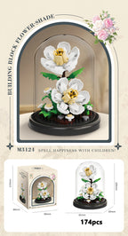 Eternal Flower Bouquet Bonsai Micro Building Blocks Set