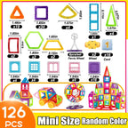64-184PCS Kids Magnetic Building Blocks – STEM Construction Toy Set