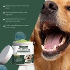 Natural Pet Dental Powder Cat Dog Breath Freshener Oral Health Care Clean Teeth Plaque Defense Enzyme Formula Pet Supplies