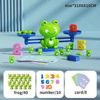 Frog Balance Math Toy Montessori Learning Game for Kids