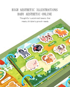 Montessori Busy Book for Kids Interactive Learning Activity Book