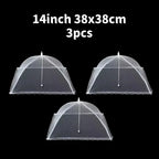 Foldable Pop-Up Food Mesh Cover – Reusable Fly & Insect Protection Food Tent