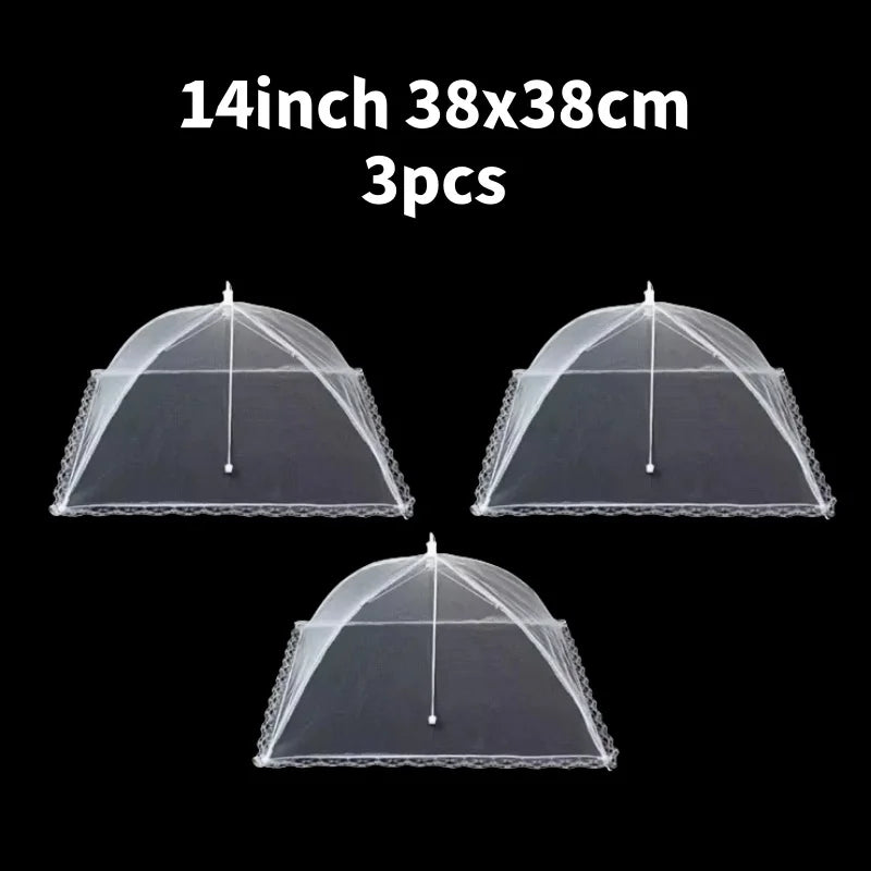 Foldable Pop-Up Food Mesh Cover – Reusable Fly & Insect Protection Food Tent