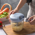 Manual Garlic Chopper – Meat Mincer & Vegetable Cutter Tool