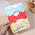 3PCS Cable Knit Elastic Baby Girl Headbands Set