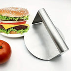Heavy Duty Stainless Steel Smash Burger Press – BBQ Patty Smasher & Meat Press Tool - 10cm