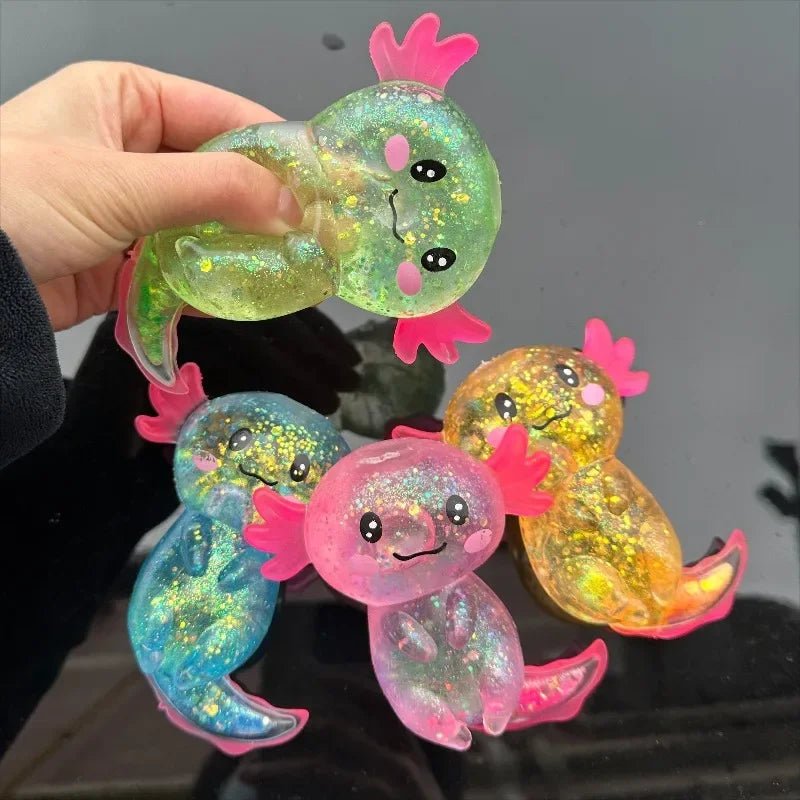 Colorful Salamander Squishy Fidget Stress Relief Toy for Kids