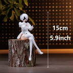 Nier 2B Anime Action Figure Model Statue Desktop Ornament Collectible Small Gift Halloween Christmas Valentine's Day Gift Decoration