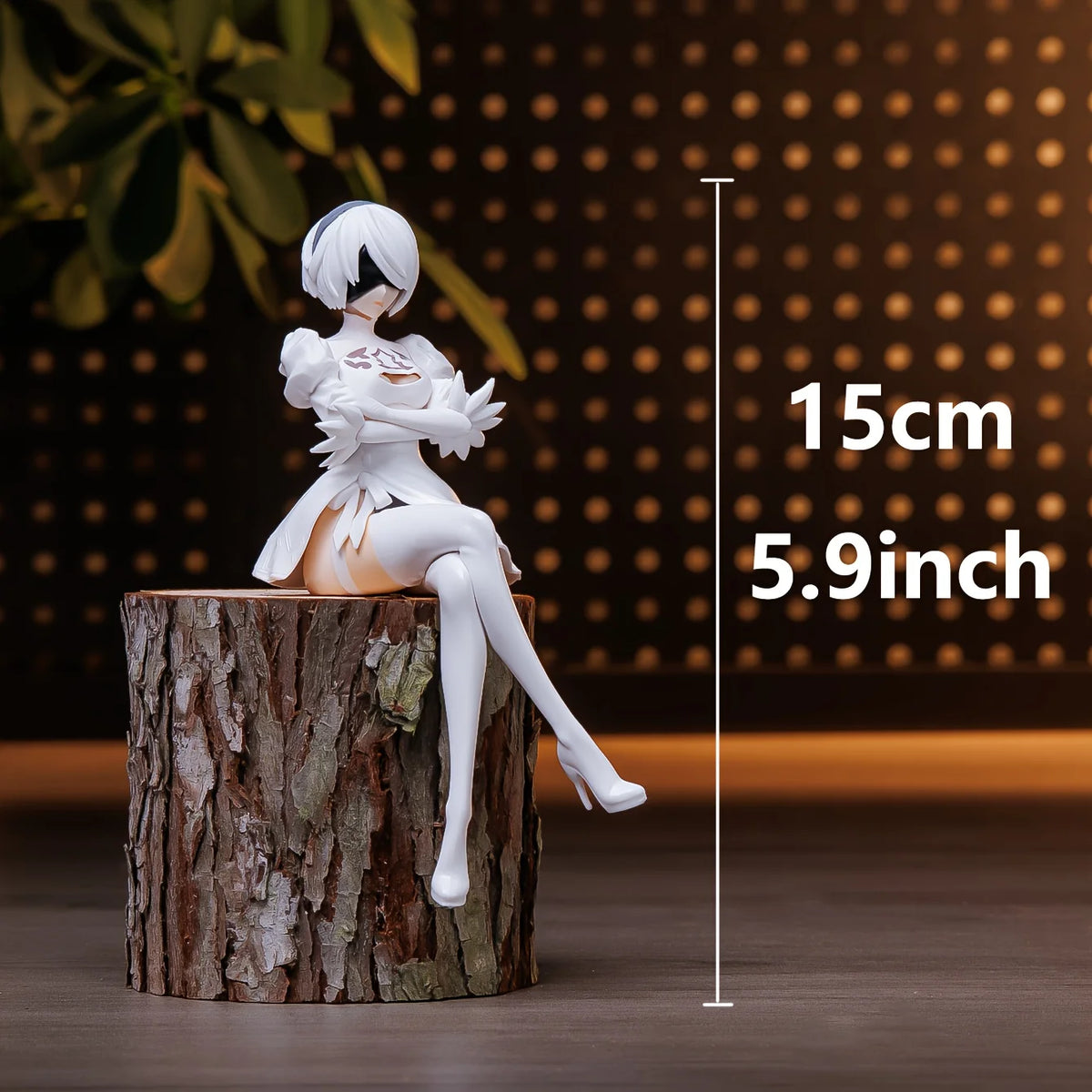 Nier 2B Anime Action Figure Model Statue Desktop Ornament Collectible Small Gift Halloween Christmas Valentine's Day Gift Decoration