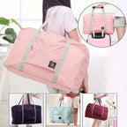 Portable Foldable Travel Duffle Bag Large Capacity Lightweight Carry-On Gym Bag