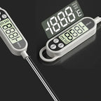 Digital Kitchen Thermometer – LCD Food Temperature Measuring Tool for Meat, Baking & BBQ