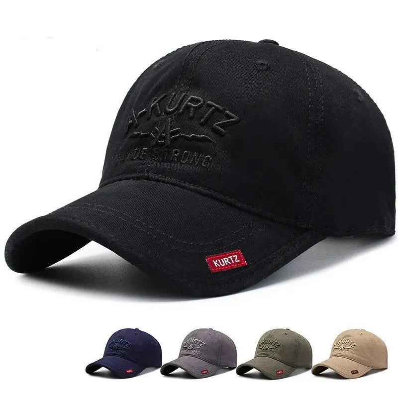 Korean Style Embroidery Baseball Cap for Outdoor Sun Protection