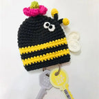 Cartoon Dog Key Case Handwoven Key Organizer Pouch