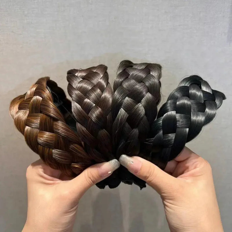 Synthetic Braided Headband for Women