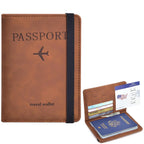 Travel Passport Holder Wallet for Men & Women