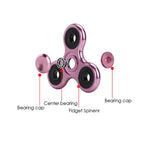 Aluminum Alloy Fidget Spinner Stress Relief Toy – Silent Desk Gadget