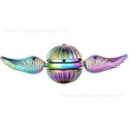 Golden Snitch-Inspired Metal Fidget Spinner Stress Relief Toy