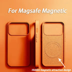 Luxury For Magsafe Wireless Charge Case For iPhone 18 17 15 12 14 13 16 12 Pro Max Liquid Silicone Shockproof Protective Cover