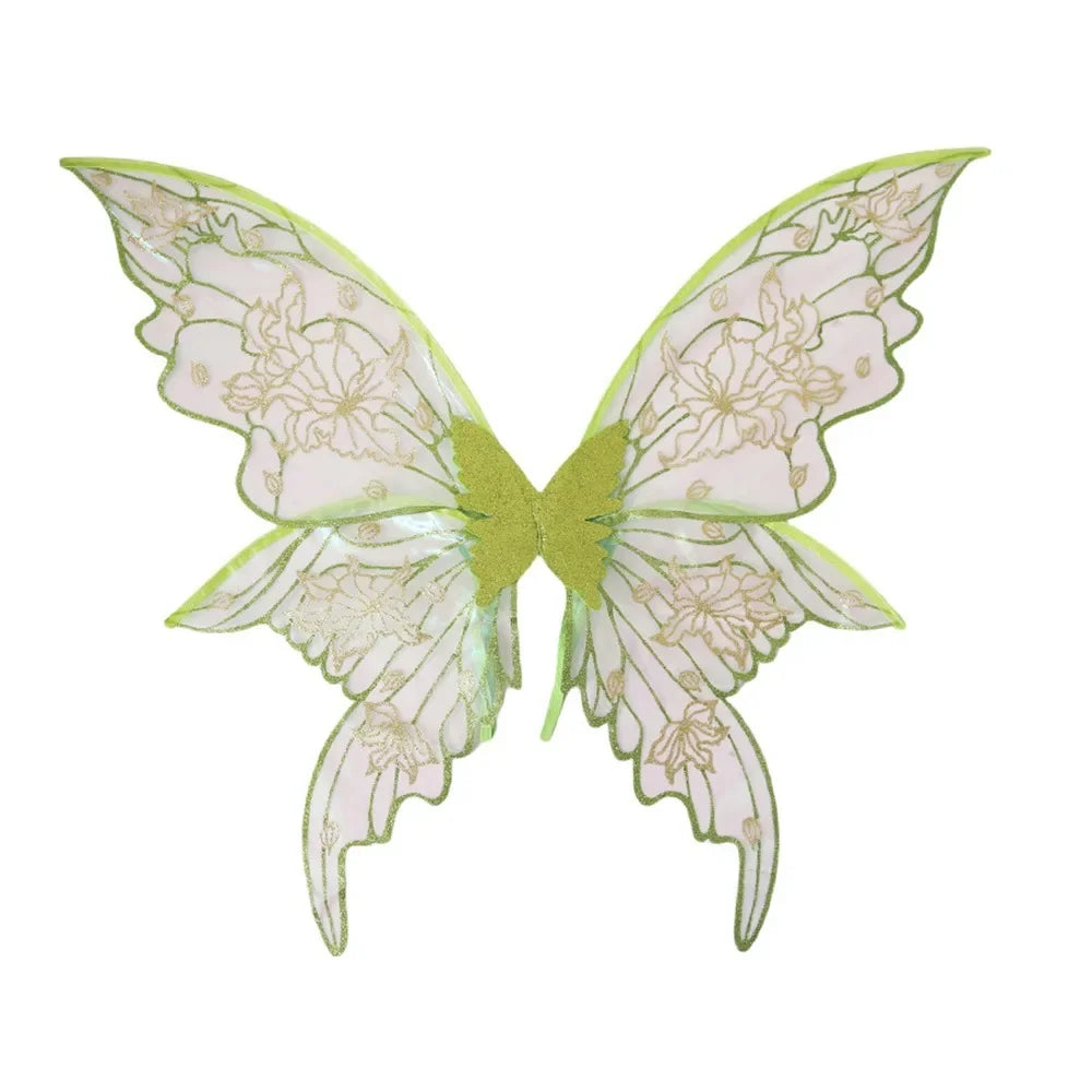 1PC Adults Fairy Wings Girls Sparkling Angel Wings Butterfly Costume Wings Halloween Costume Dress up Party Favor Christmas Gift