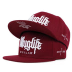 Thug Life Embroidery Snapback Baseball Cap for Streetwear Style