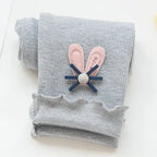 Girls Leggings Autumn Spring Cute Cotton Elastic Waist Children Kids Baby Pants Bottom