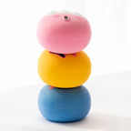 Squeaky Rubber Dog Ball for Interactive Chewing and Teeth Cleaning
