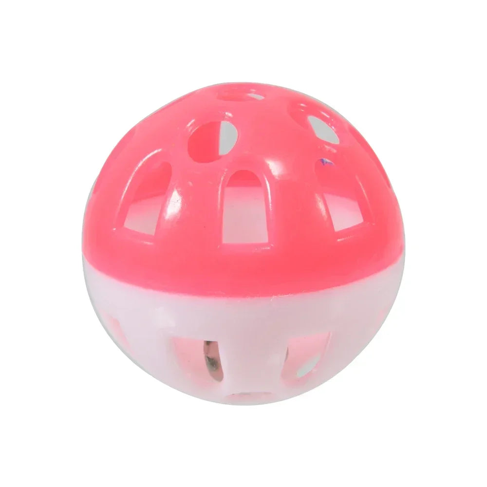 Colorful Bell Ball Parrot Bird Toy Set for Interactive Cage Play