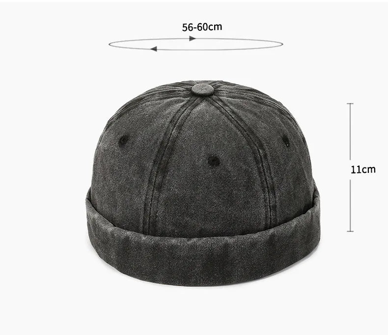 Street Style Washed Hip Hop Baseball Cap for Everyday Casual Wear