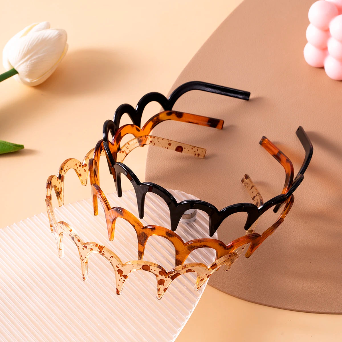 Korean U Shape Non-Slip Hair Comb Headband for Women