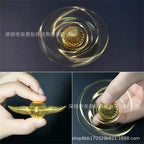 Golden Snitch-Inspired Metal Fidget Spinner Stress Relief Toy
