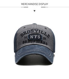Washed Embroidered Baseball Cap with Curved Brim for Everyday Style