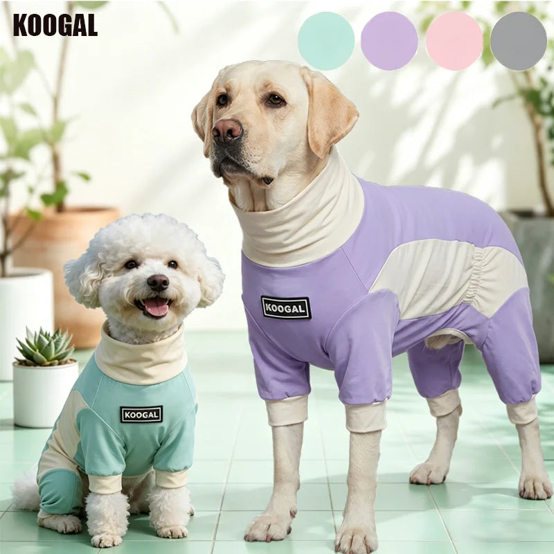 Summer Dog Cooling Clothes, Pet Sun Protection Quick-Drying Cool Dog One-Piece Clothes, Suitable for Small, Medium and Large-Siz
